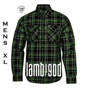 DIXXON FLANNEL x LAMB OF GOD 2026 INTO OBLIVION Flannel Shirt Collab - Men's XL
